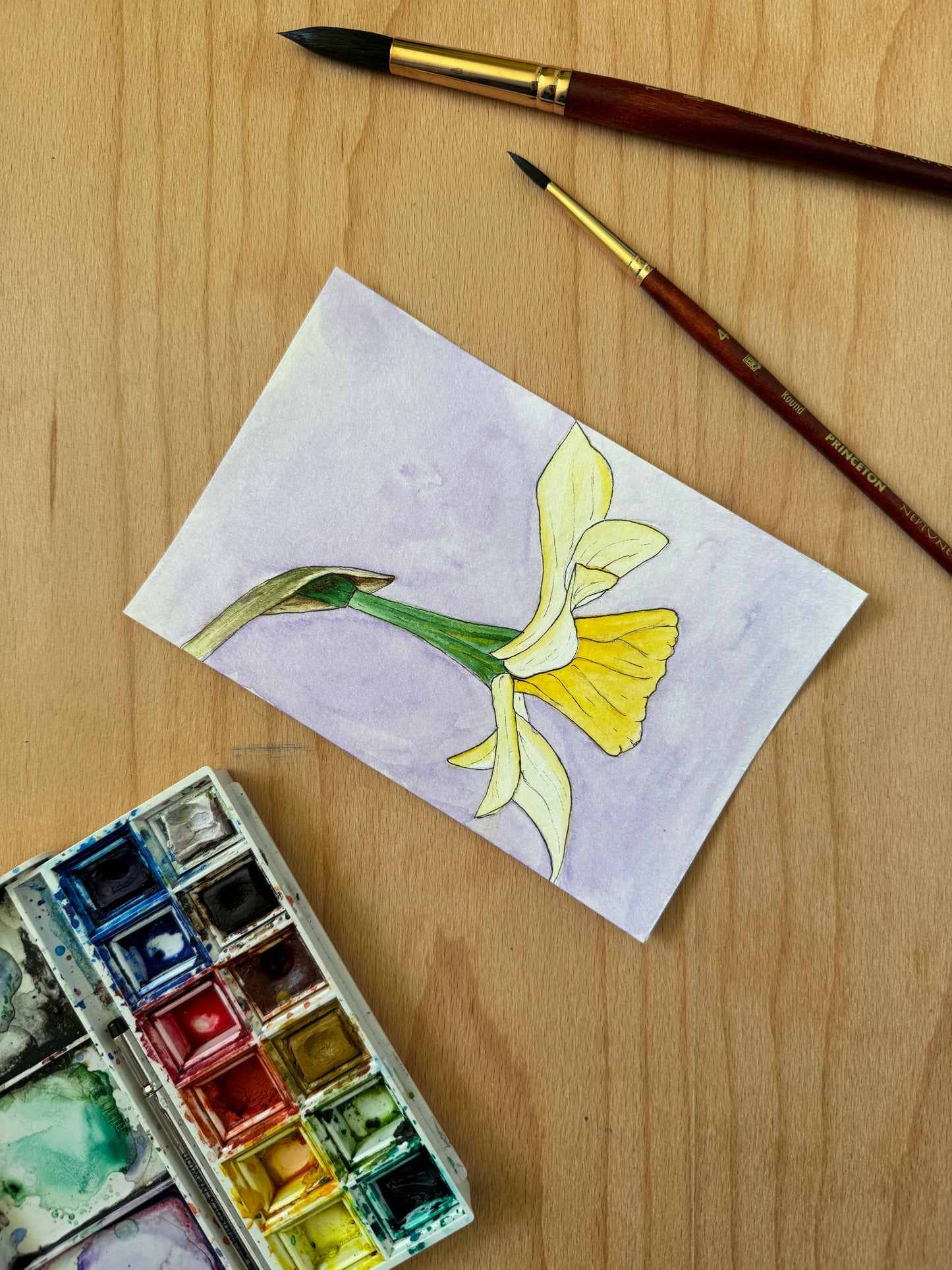 Daffodil Mini Artwork Original