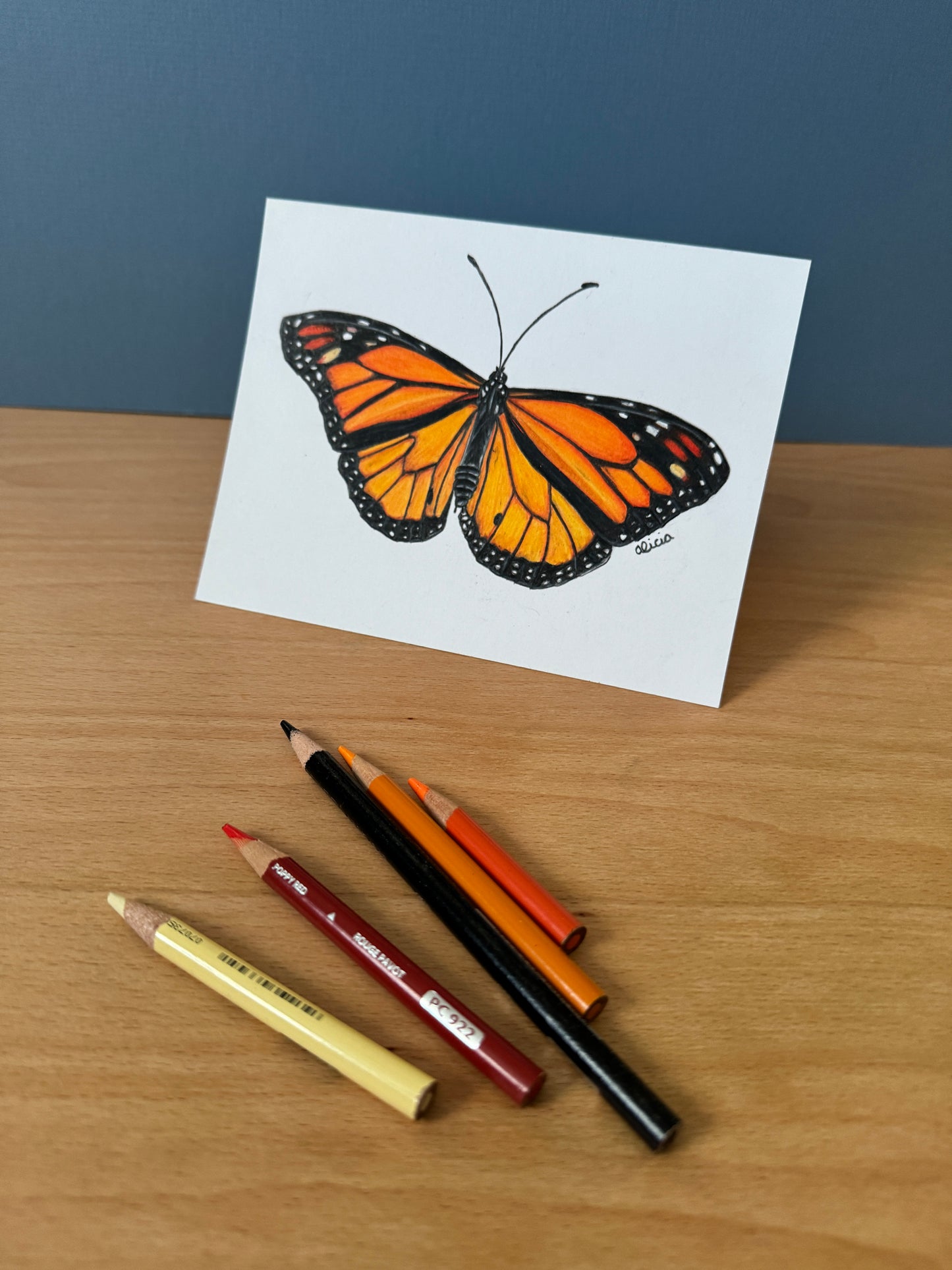 Monarch Butterfly Signed Print