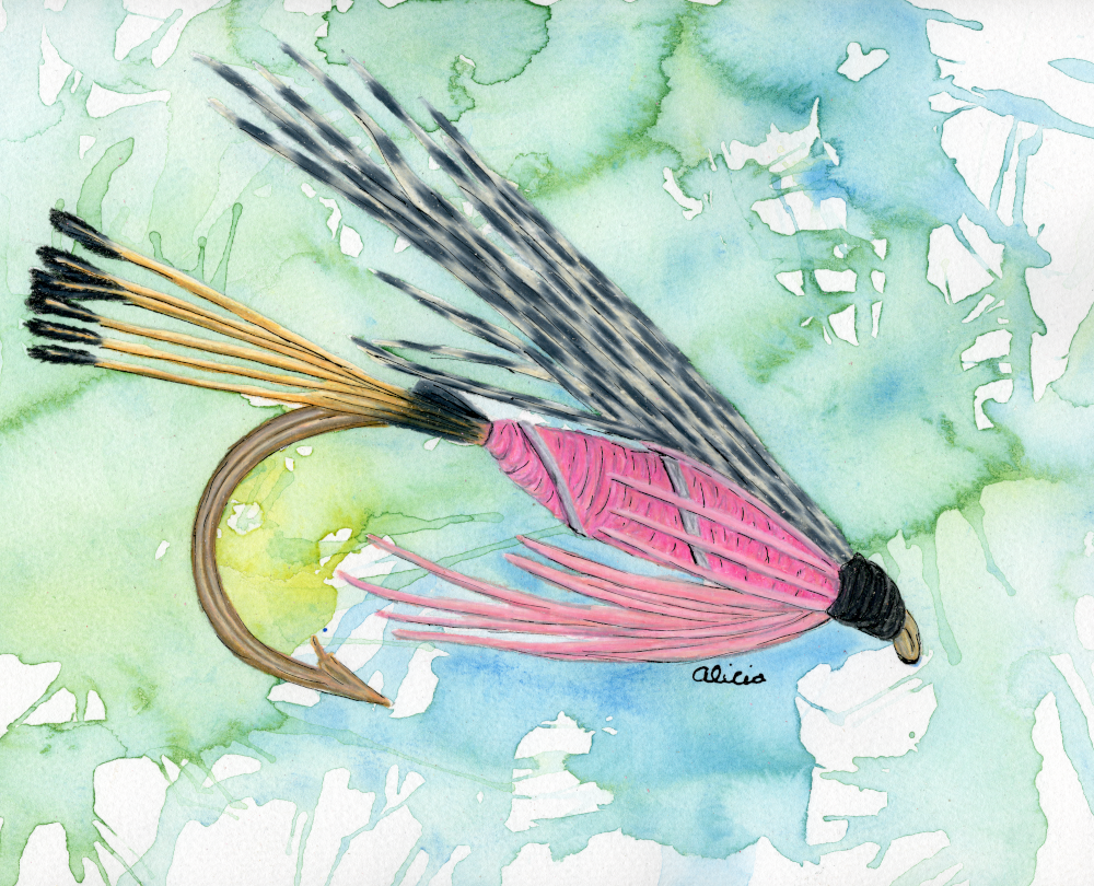 Pink Fly Original Artwork