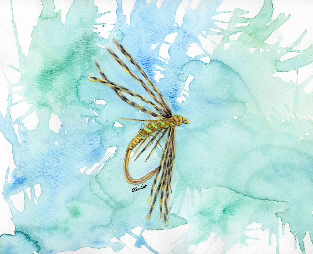 Little Golden Fly Original Artwork