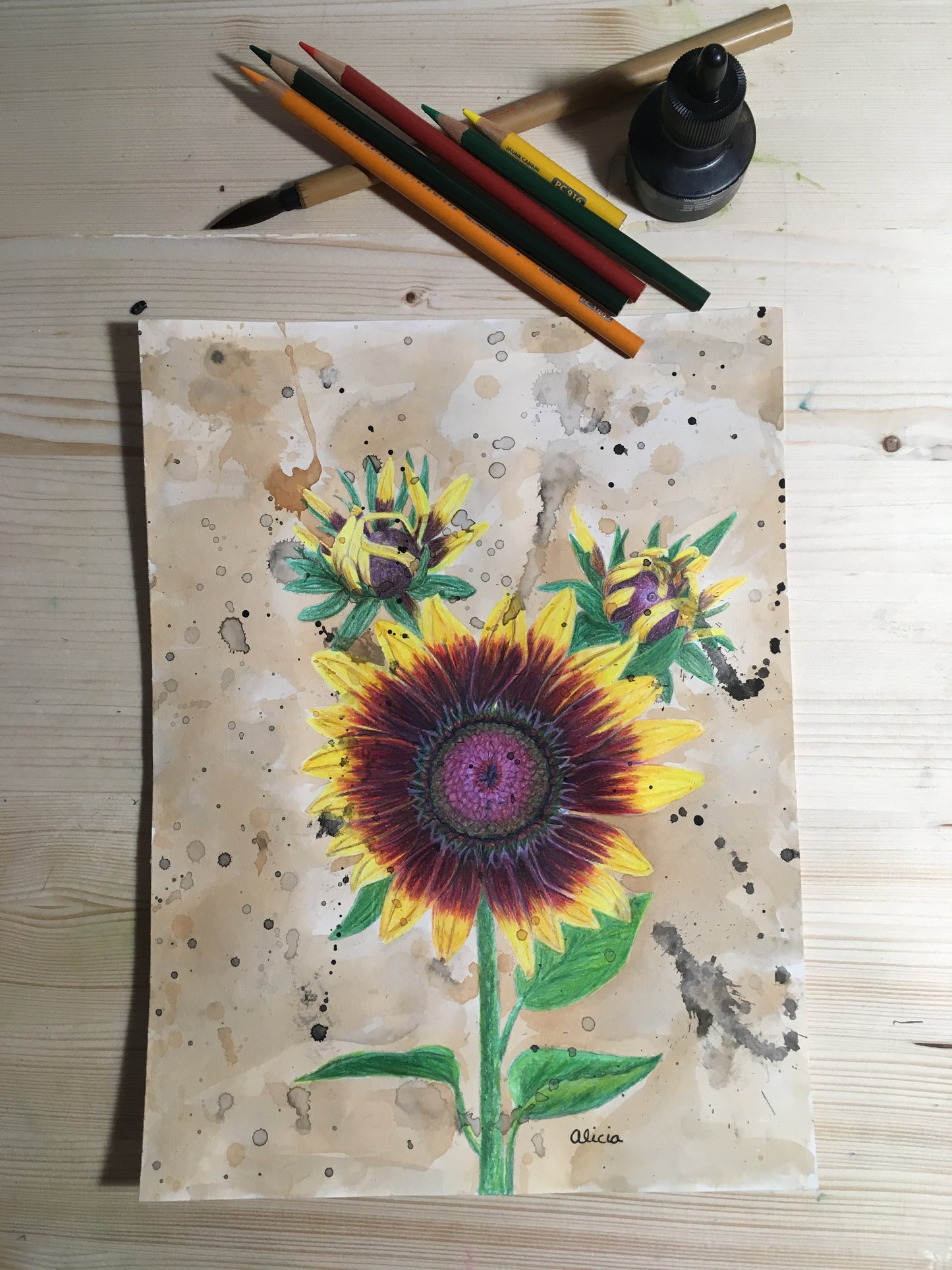 My Son's Sunflower Original