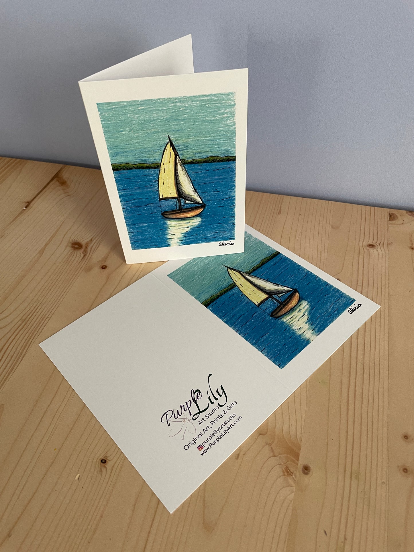 Ocean Greeting Cards Set of 4