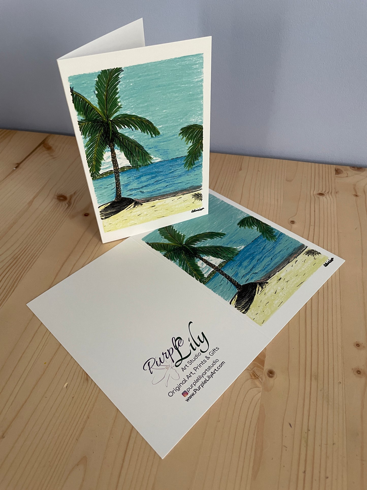 Ocean Greeting Cards Set of 4