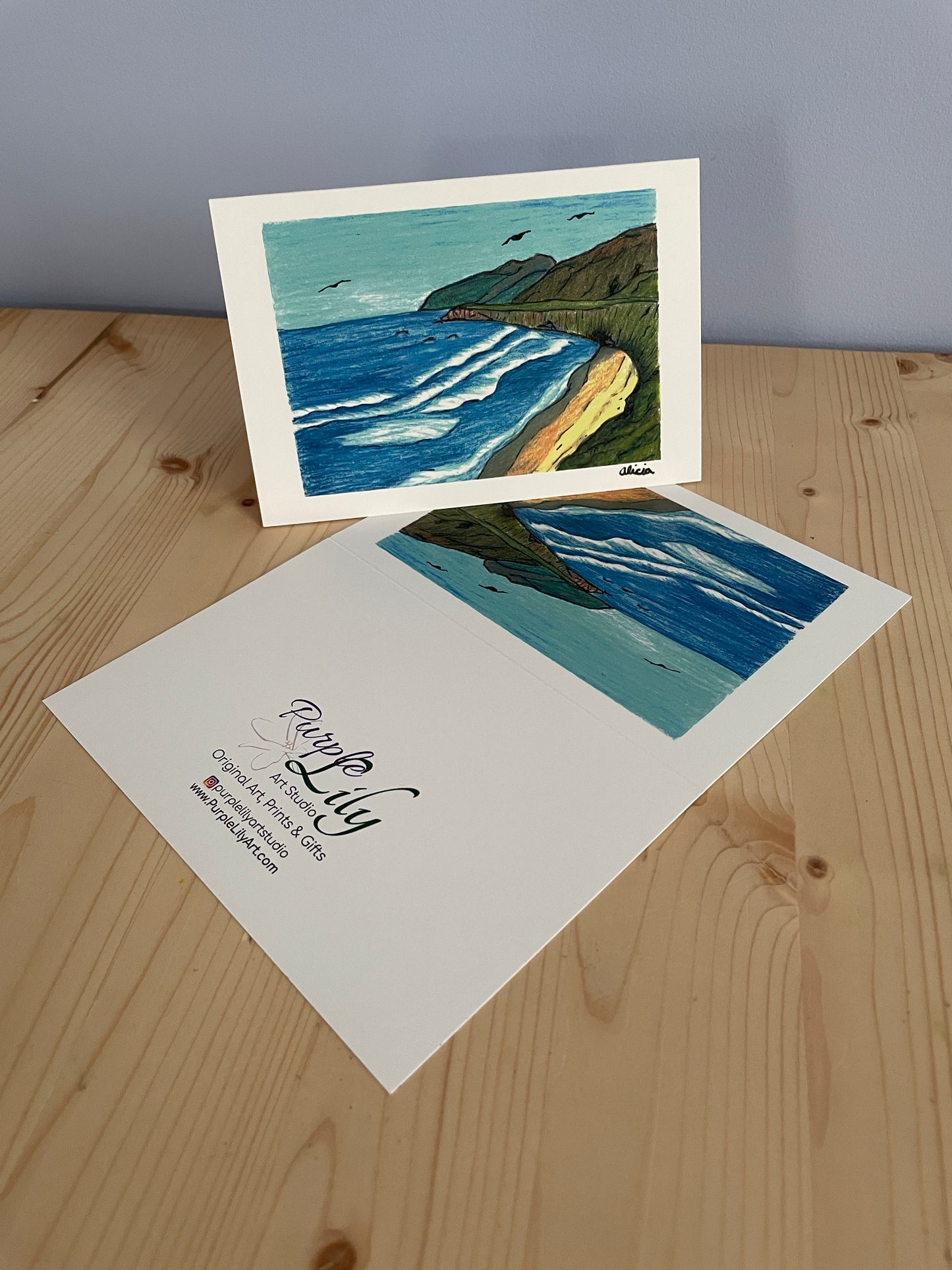 Ocean Greeting Cards Set of 4