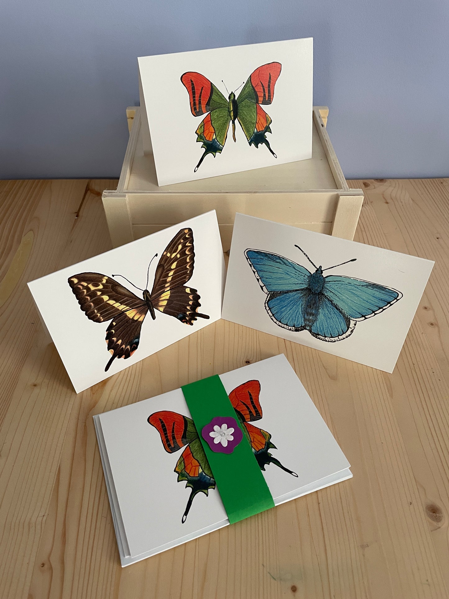 Butterfly Greeting Card Set