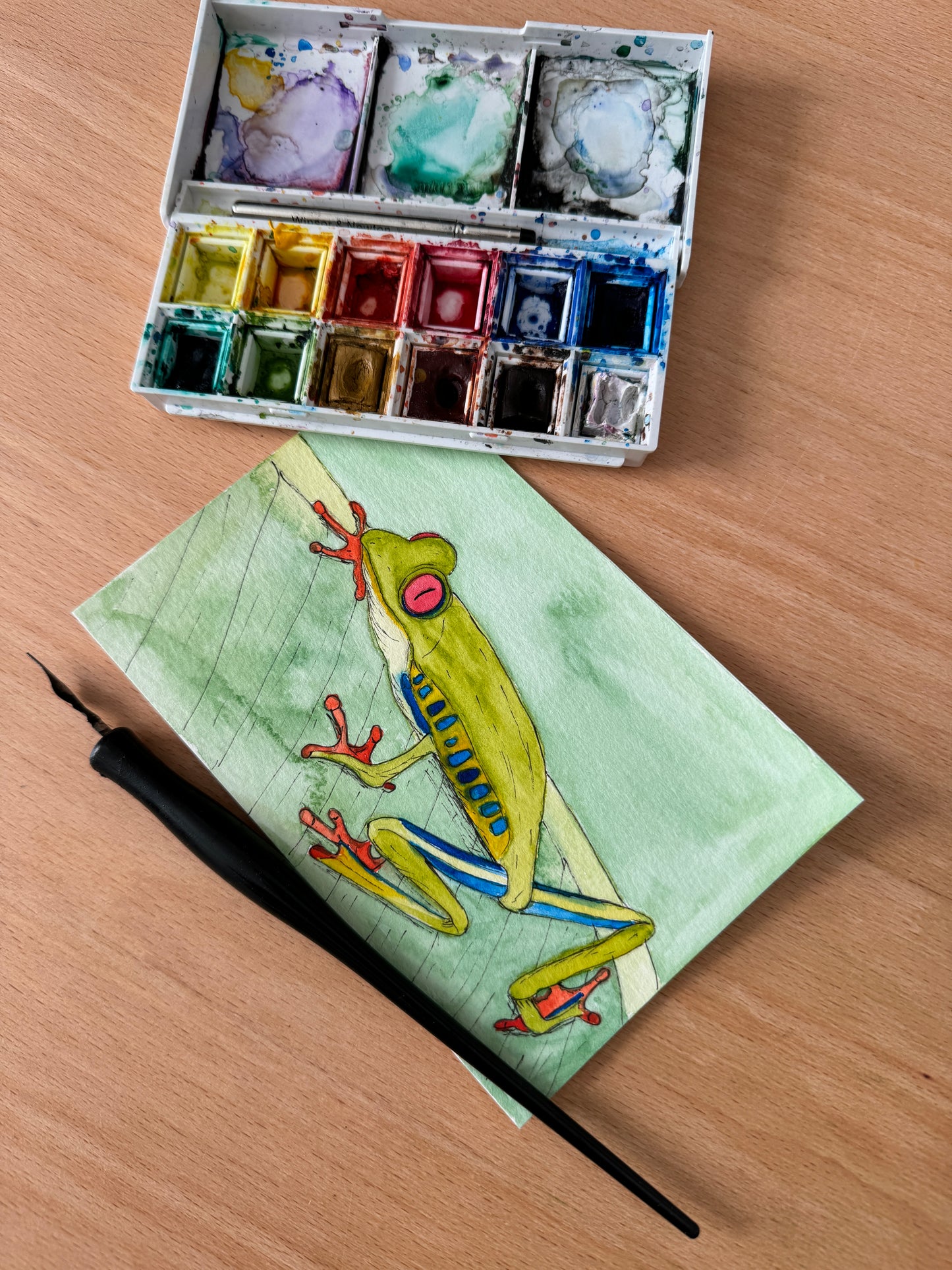 Frogie Mini Artwork Original