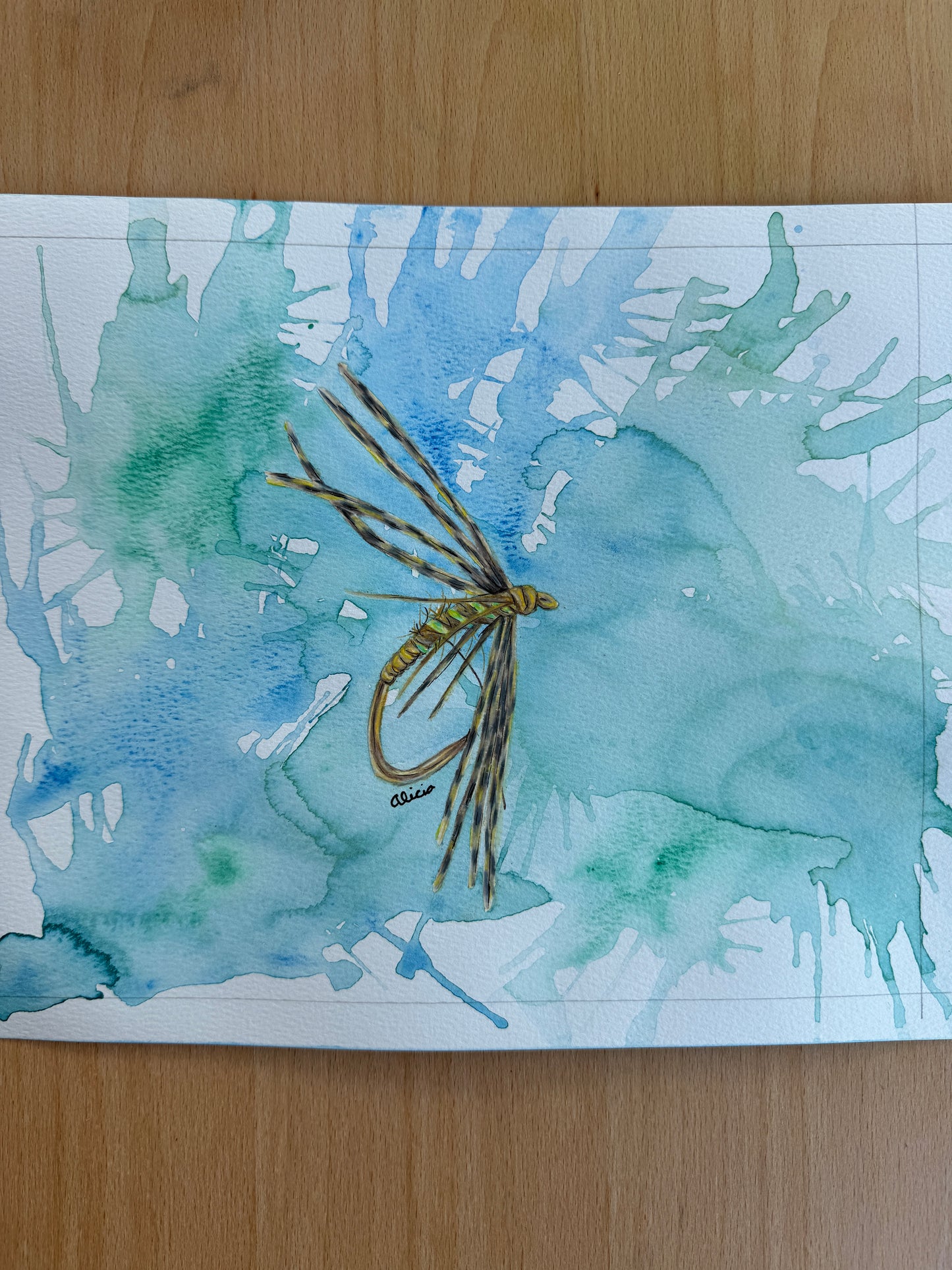 Little Golden Fly Original Artwork