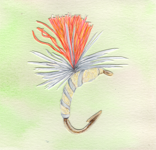 Hi-Vis Fly Print With Color Background